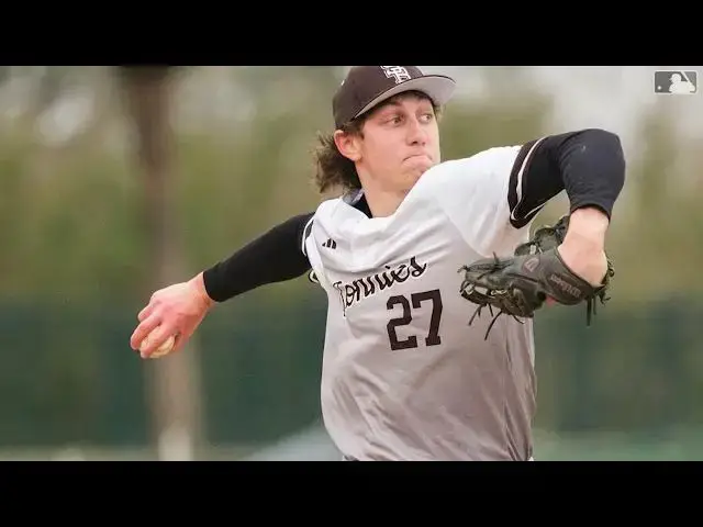 'Video thumbnail for 2025 MLB Draft Preview: Michael Salina, RHP, St. Bonaventure'