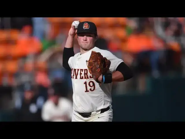 'Video thumbnail for Wyatt Queen 2025 College Baseball Highlights! | Oregon State Beavers'
