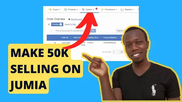 'Video thumbnail for MAKE KES 50K PER MONTH SELLING ON JUMIA | VENDOR | KEVIN BLOGGER'
