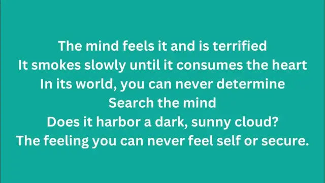 'Video thumbnail for Miscellaneous Poem | Dark Sunny Cloud | Encouragement Poem'