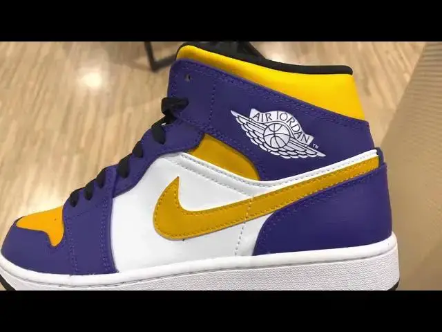 'Video thumbnail for Show Your LA's Loyalty with the Air Jordan 1 Mid Lakers'