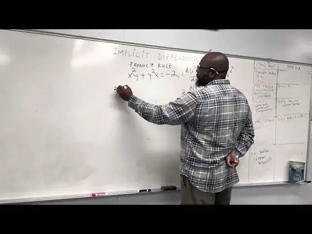 'Video thumbnail for Implicit differentiation And the Product Rule'
