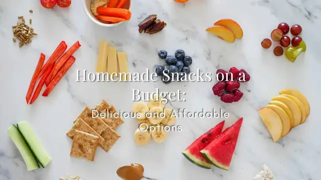 'Video thumbnail for Homemade Snacks on a Budget: Delicious and Affordable Options'