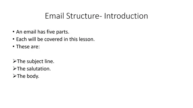 'Video thumbnail for Write Professional Emails in English - Email Structure'