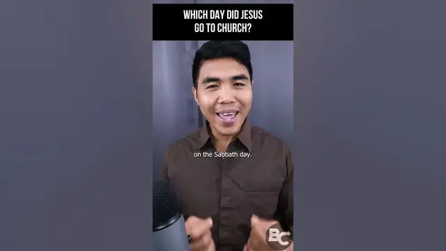 'Video thumbnail for Which Day did Jesus go to Church?'