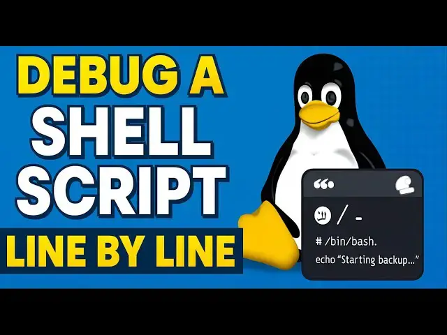 'Video thumbnail for How to Debug a Shell Script Line by Line | Master set -x, bash -x, and set -v in Bash'