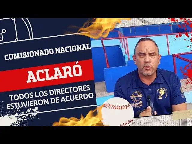 'Video thumbnail for El Comisionado Nacional de Béisbol aclaró polémica de la Liga Élite'