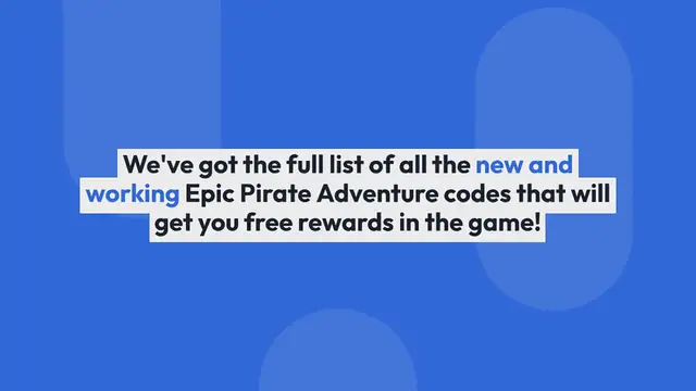 'Video thumbnail for Epic Pirate Adventure Codes for June 2024: Diamonds, Chests, XP Buffs, & More!'