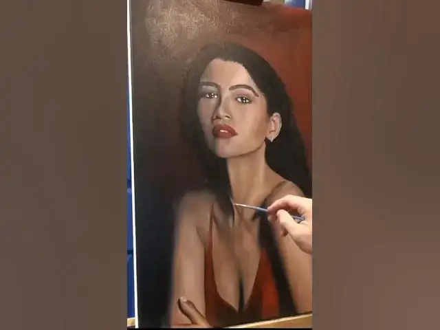 'Video thumbnail for Zendaya Oil Painting'