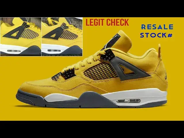 'Video thumbnail for Air Jordan 4 Lightning | Where To Buy, How Many Pairs Released, Resale & Legit Check'