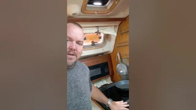 'Video thumbnail for Working on our all eletric kitchen on our sailboat! #boatlife #aguaazul #sailingaguaazul'