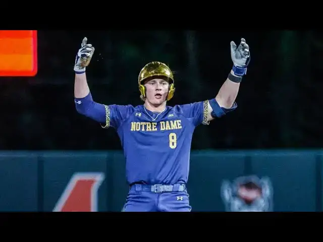 'Video thumbnail for Carson Tinney 2025 College Baseball Highlights! | Notre Dame Fighting Irish'