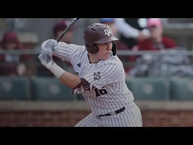 'Video thumbnail for Bear Harrison 2025 College Baseball Highlights! | Texas A&M Aggies'