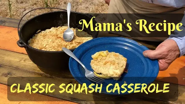 'Video thumbnail for Squash Casserole - Cheesy Traditional Recipe'