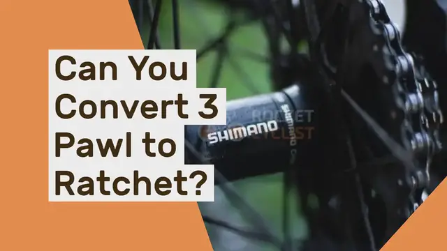 'Video thumbnail for Can you convert 3 pawl to ratchet?'