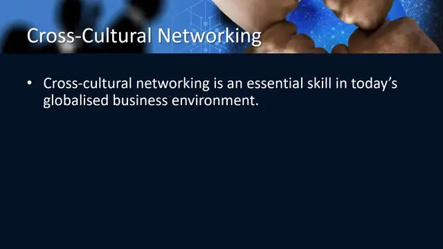 'Video thumbnail for Business English Networking - Cross-Cultural Networking'