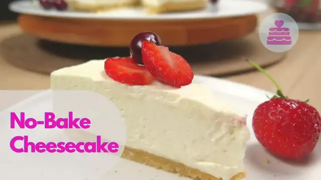 'Video thumbnail for No Bake Cheesecake With White Chocolate. Quick and Simple'