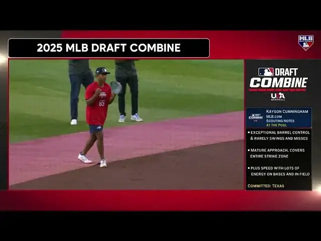 'Video thumbnail for Kayson Cunningham Talks About Dominant High School Career at the 2025 MLB Draft Combine!'