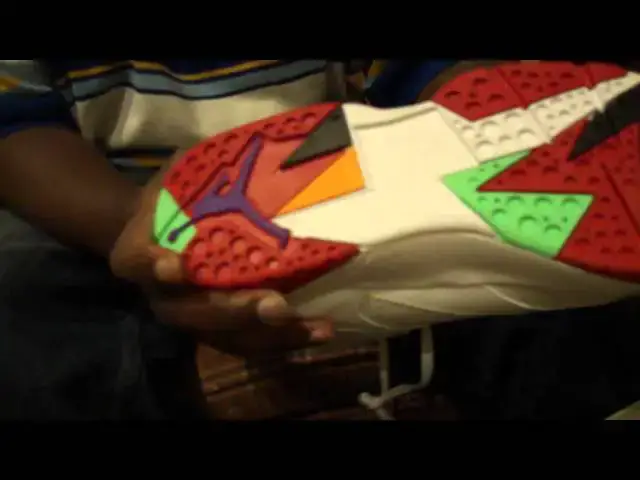 'Video thumbnail for air jordan 7 hare, air jordan 5 v cdp ,aj18 royal  -housakicks.com'