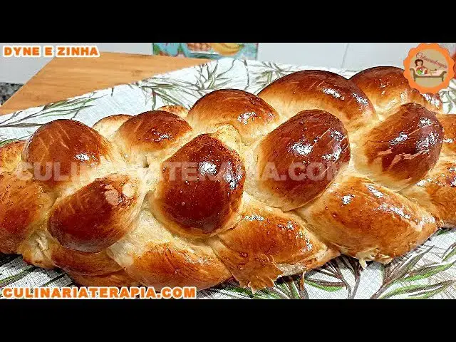 'Video thumbnail for Aprenda como fazer CHALÁ Judaica Trançada com 6 Tiras para o Shabat Rosca de Pão Algodão'