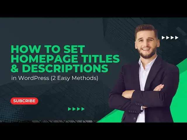 'Video thumbnail for How to Set Homepage Titles & Descriptions in WordPress 2 Easy Methods 2024'