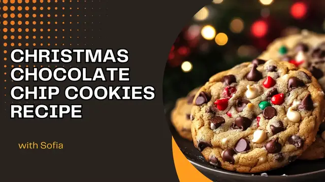 'Video thumbnail for Christmas Chocolate Chip Cookies Recipe'