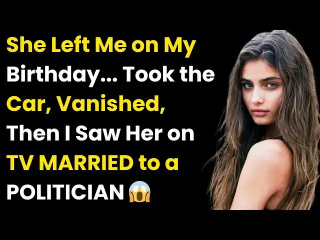 'Video thumbnail for My Wife Left Me at My Birthday BBQ... Then I Found Her on TV as a Politician's Wife 😳🔥'