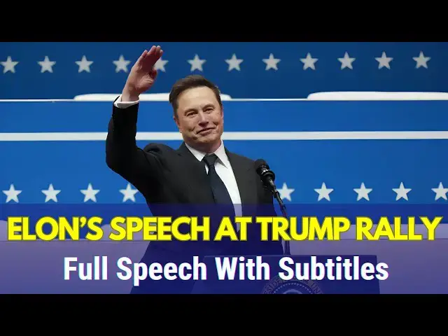 'Video thumbnail for 🌟 Learn English with Elon Musk’s Speech on Trump's Inaugural Ceremony (English Subtitles) 🌟'