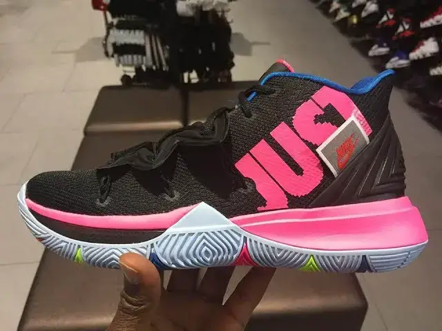 'Video thumbnail for Quick Look At The Nike Kyrie 5 Just Do It- Buy It Now'