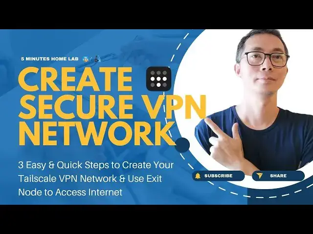 'Video thumbnail for Easy and Quick Steps to Create Your Tailscale VPN Network & Create Exit Node'