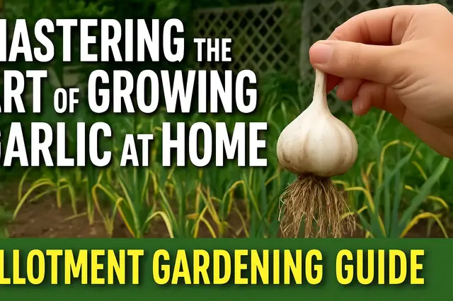 'Video thumbnail for Mastering the Art of Growing Garlic at Home | Allotment Gardening Guide'