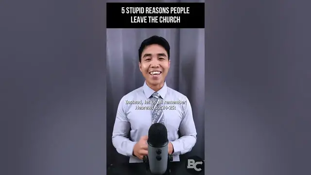 'Video thumbnail for 5 Stupid Reasons People Leave the Church'