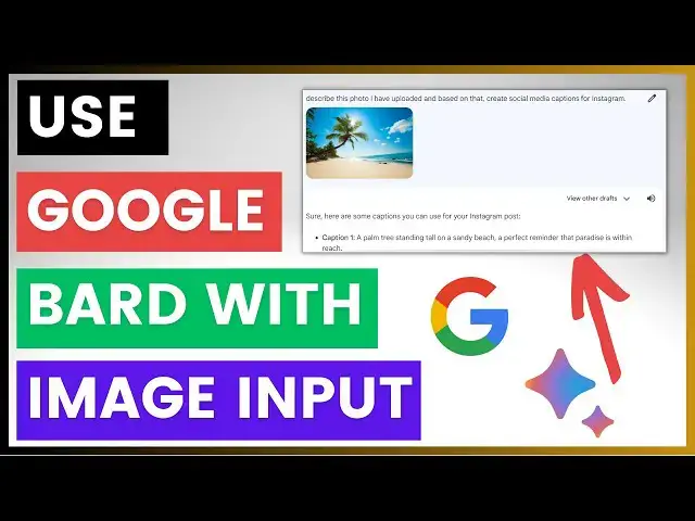 'Video thumbnail for How To Use Google Bard With Image Input?'
