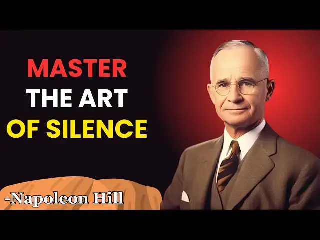 'Video thumbnail for The Silent Power That Changes Everything (Stop Talking, Start Leading) | Napoleon Hill Classes'