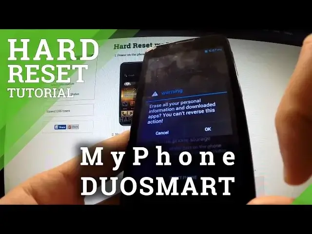 'Video thumbnail for Hard Reset myPhone DuoSmart - factory reset tutorial'