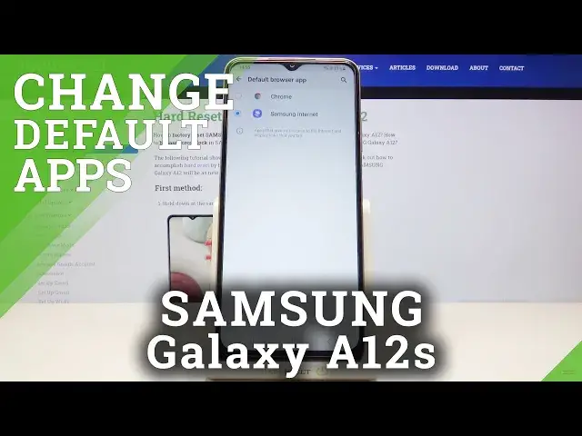 'Video thumbnail for How to Set Up Default Browser on SAMSUNG Galaxy A12s– Manage Default Apps'