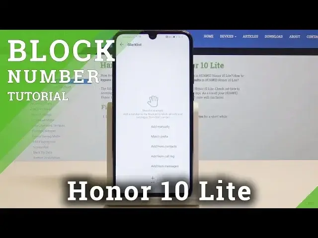 'Video thumbnail for How to Block Number in Honor  10 Lite - Create Blacklist'