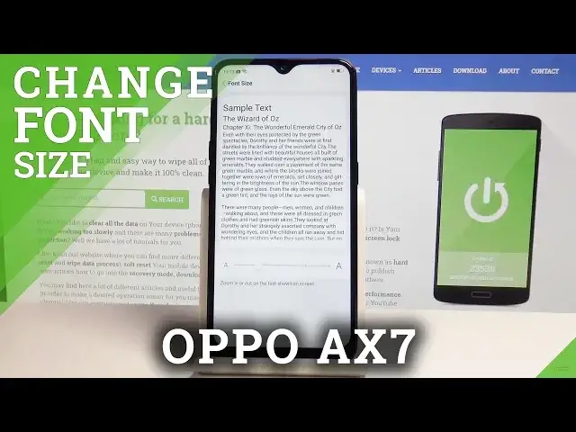'Video thumbnail for How to Change Font Size on OPPO AX7 - Set Up Display Settings'