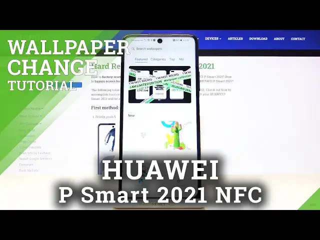 'Video thumbnail for How to Change Wallpaper in HUAWEI P Smart 2021 NFC – Desktop Update'