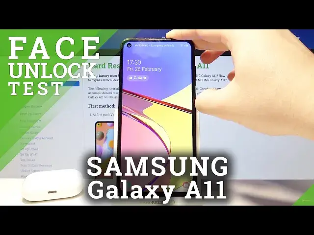 'Video thumbnail for Samsung Galaxy A11 Face Unlock Test - Normal and Faster Recognition'