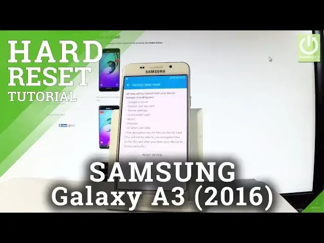'Video thumbnail for SAMSUNG Galaxy A3 (2016) FACTORY RESET / Reset Customization'