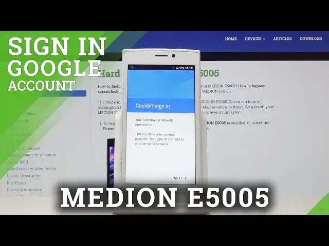 'Video thumbnail for Google Account in MEDION E5005 - Add & Remove Google User'