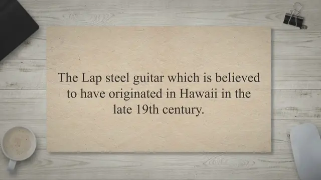 'Video thumbnail for Lap Steel Guitar With Licks'