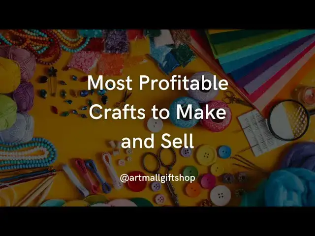'Video thumbnail for 10 Most Profitable Crafts to Sell in 2024 [$10K Per Month]'