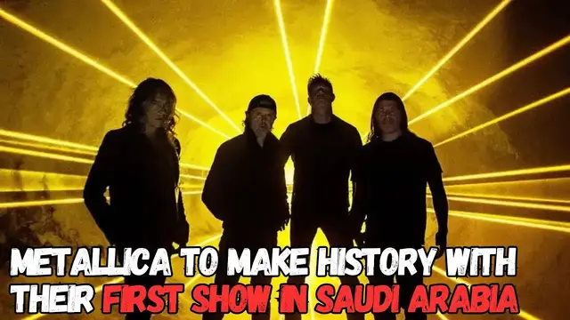 'Video thumbnail for METALLICA To Make History With Their First Show In Saudi Arabia'