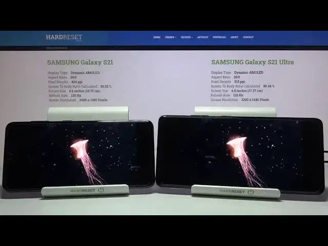 'Video thumbnail for SAMSUNG Galaxy S21 vs SAMSUNG Galaxy S21 Ultra – Display Comparison'