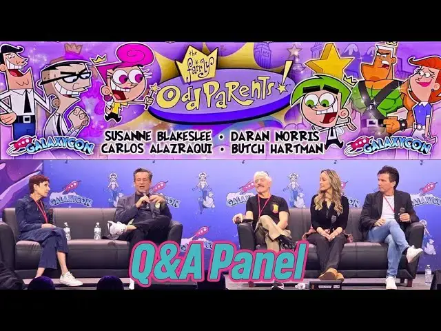 'Video thumbnail for Fairly OddParents Cast & Creator Q&A | Butch Hartman, Susanne Blakeslee, Daran Norris | Galaxycon OK'