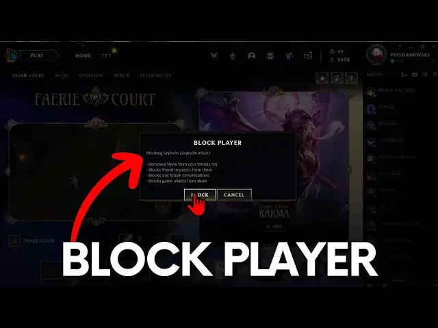 'Video thumbnail for How to Block Player in League of Legends - Add Player to Block List'