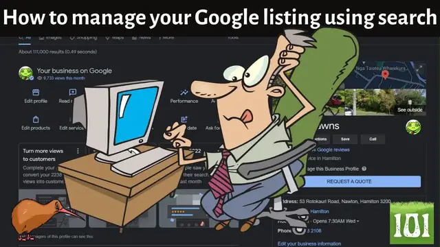 'Video thumbnail for Managing your GMB listing using Google search'
