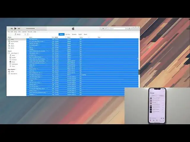 'Video thumbnail for How to Transfer Music from Computer to iPhone 13 - iTunes Music Sync'